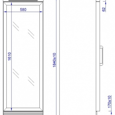 Vitrina frigorifica verticala cu usa sticla USS 374 DTK +1...+10*C - Frigosztufi